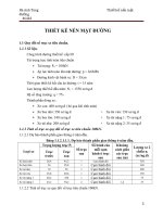 Đồ án nền mặt đường chi tiết.