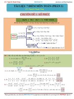 TÀI LIỆU 7 ĐIỂM MÔN TOÁNTHẦY NGUYỄN THANH TÙNG