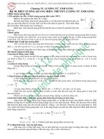 Luyện thi THPT quốc gia 2016 chương 6 lượng tử ánh sáng