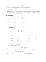 MỘT SỐ ĐỀ THI cơ học