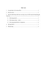 PHÂN TÍCH MA TRẬN SWOT CỦA CÔNG TY CP MAY TRONG VIỆC ĐƯA SẢN PHẨM SANG THỊ TRƯỜNG ĐÔNG BẮC THÁI LAN