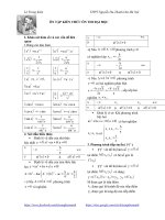 Tổng hợp lý thuyết ôn thi THPT quốc gia môn toán (blogtoan)