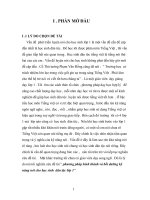 SKKN phương pháp hình thành và bồi dưỡng kỹ năng nói cho học sinh dân tộc lớp 1