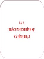 trách nhiệm hình sự và hình phạt