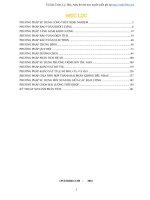 Phương pháp giải nhanh hóa học 12 (Luyen thi dai hoc 2016)