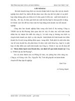 Hoàn thiện hạch toán doanh thu, xác định kết quả kinh doanh tại công ty TNHH vận tải hà phương 