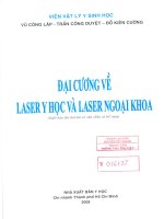 Đại cương về laser y học và laser ngoại khoa (Phần mở đầu)