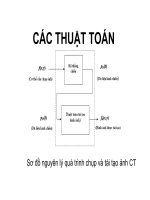 nguyên lý quá trình chụp và tái tạo ảnh CT
