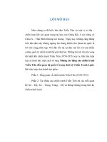 Những tác động của chiến tranh triều tiên đến quan hệ quốc tế trong thời kỳ chiến tranh lạnh