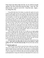 Hoàn thiện hoạt động phân tích báo cáo tài chính tại doanh nghiệp Việt Nam trong điều kiện hội nhập