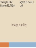 Chất lượng hình ảnh