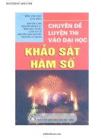 khao sat HAM SO Toan Luyen thi dai hoc 2016