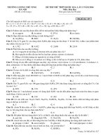 de thi thu thpt quoc gia mon hoa nam 2016 truong thpt luong the vinh ha noi lan 3 