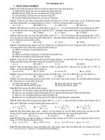 ĐỀ CƯƠNG ôn tập học kỳ i vật lí 11