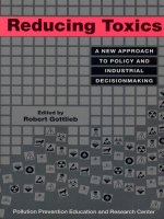 Reducing toxics a new approach