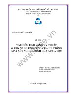 TÌM HIỂU TÍNH NĂNG KỸ THUẬT VÀ KHẢ NĂNG ỨNG DỤNG CỦA HỆ THỐNG MÁY XÉT NGHIỆM SINH HÓA ADVIA 1650