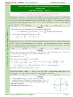 TÀI LIỆU CHINH PHỤC PHẦN KHÓ DAO ĐỘNG VÀ SÓNG ĐIỆN TỪ