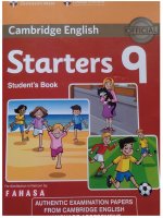 sách giáo trình starters 9