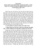 Chuyên đề chính trị   chuyên đề 2 đảng cộng sản việt nam   người tổ chức, lãnh đạo và là nhân tố quyết định thắng lợi của cách mạng việt nam