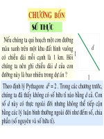Bài giảng toán giải tích 1   chương 4 số thực