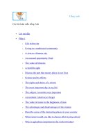 Các bài luận mẫu tiếng anh