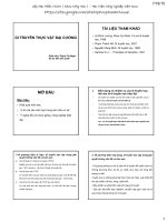 Bài giảng di truyền thực vật đại cương   chương 1  cấu trúc và tái bản vật chất di truyền ở cấp độ phân tử, tế bào