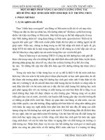 Một số biện pháp nâng cao chất lượng bồi dưỡng học sinh giỏi môn sinh học trường trung học cơ sở 