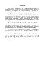 Tiểu luận Khởi sự doanh nghiệp dự án công ty thủy sản