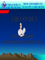 Bài giảng kiểm soát ô nhiễm môi trường nước do nước thải  chuyên đề 3   quản lý, giám sát và quan trắc tài nguyên   môi trường nước, nước thải