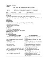 Giáo án hoạt động ngoài giờ lên lớp 7