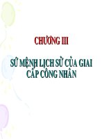 Chủ nghĩa xã hội khoa học - bai chieu chuong 3