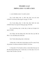 CUỘC THI tìm HIỂU LUẬT PHÒNG CHÁY và CHỮA CHÁY