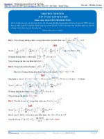 BÀI TẬP NHỊ THỨC NIUTƠN THẦY NGUYỄN THANH TÙNG