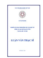 nghiên cứu đặc điểm nông học của một số dòng lai lan huệ sau in vitro tại gia lâm   hà nội 