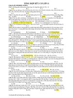 TỔNG hợp hữu cơ lớp 11