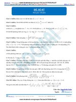 Đề số 07  đề thi thử thpt quốc gia 2016 môn toán, khóa pen i n3 thầy nguyễn bá tuấn 