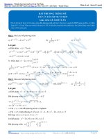 BÀI TẬP BẤT PHƯƠNG TRÌNH MŨ THẦY LÊ ANH TUẤN