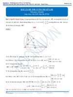 ĐỀ ÔN TẬP HÌNH OXY THẦY NGUYỄN THANH TÙNG