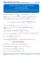 Kĩ thuật chọn điểm rơi trong bất đẳng thức AM – GM