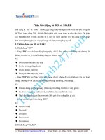 Phân biệt động từ DO và MAKE