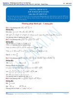 PHƯƠNG PHÁP GIẢI PT VÔ TỶ: LƯỢNG GIÁC VÀ ĐÁNH GIÁ THẦY LÊ ANH TUẤN