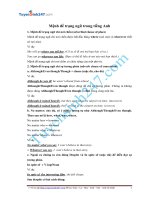 Mệnh đề trạng ngữ trong tiếng Anh