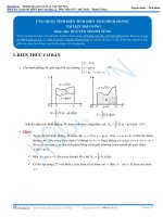LUYỆN TẬP: ứng dụng của tích phân tính diện tích hình phẳng