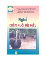 Ebook nghề chăn nuôi đà điểu  phần 1