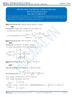 PHƯƠNG PHÁP GIẢI PHƯƠNG TRÌNH LƯỢNG GIÁC THẦY LÊ ANH TUẤN