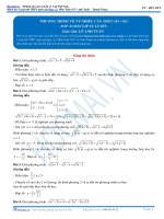 PHƯƠNG TRÌNH VÔ TỶ CHỨA NHIỀU CĂN THỨC PHẦN 1