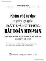 Phương pháp giải toán Min  Max và Bất đẳng thức  Đặng Thành Nam