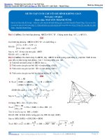 ÔN TẬP HÌNH KHÔNG GIANTHẦY NGUYỄN THANH TÙNG