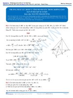 BÀI TẬP VỀ GÓC TRONG KHÔNG GIAN THẦY NGUYỄN THANH TÙNG