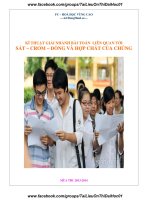 KY NANG GIAI NHANH HOA HOC LOP 12 (Luyen thi dai hoc 2016)